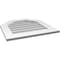 Ekena Millwork Octagonal Top Surface Mount PVC Gable Vent w/ 3-1/2"W x 1"P Standard Frame, 24"W x 24"H GVPOT24X2401SN - alternate 2